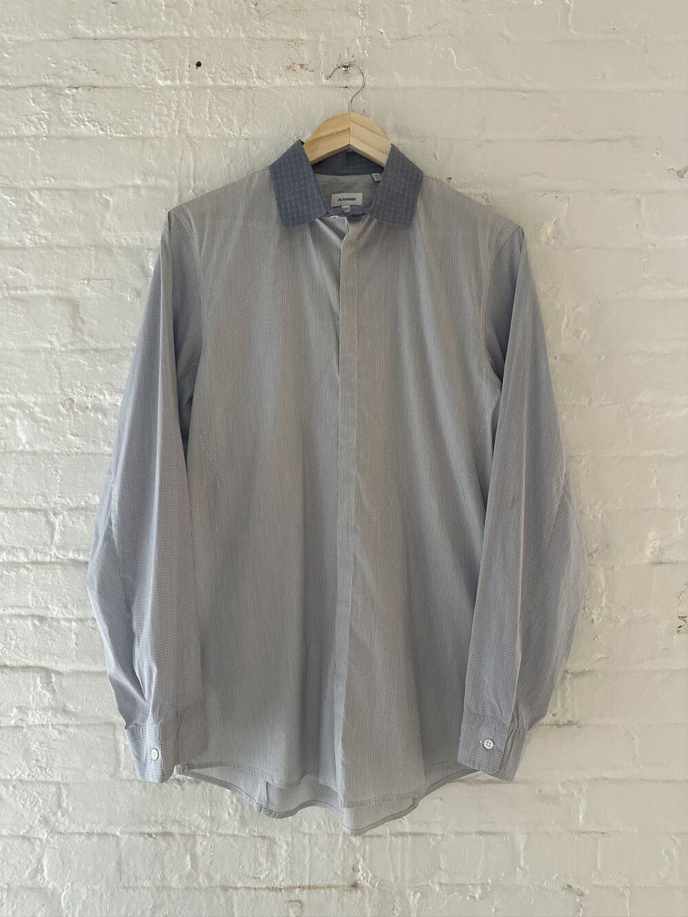 Jil Sander Striped Button Up Shirt